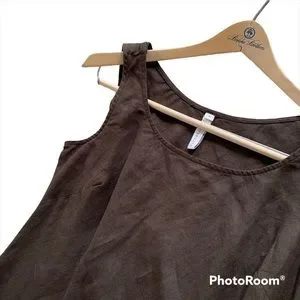 chinese dress ladies Green Linen Dress with Pockets – REINE Maxi| notPERFECTLINEN main image 1